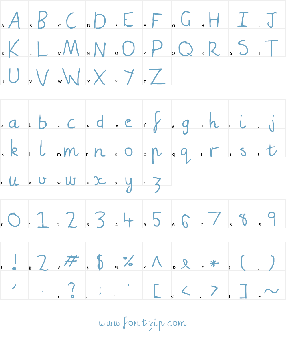 plain sexy Font Character